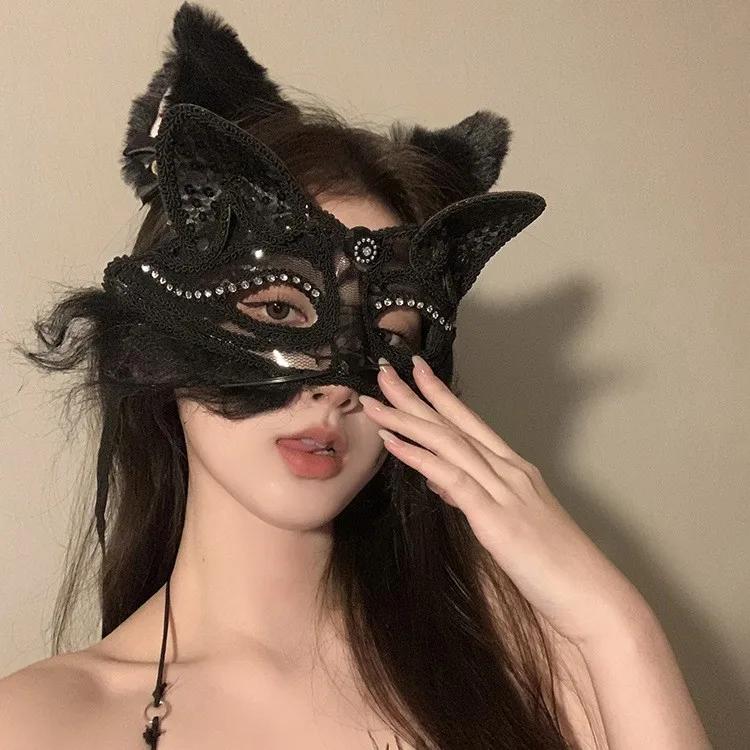 Human Wolf Masks Party Performance Dress Up Props Halloween Two-dimensional Tiger Yasha Tengu Mask