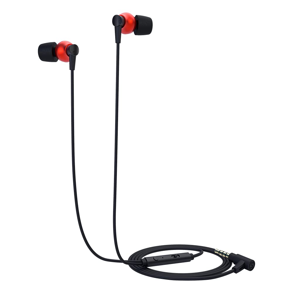 VERTEX In-Ear Headphones, Red, VTH-IC034RD