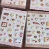 Cute Puffy Foam Stickers Sweet Dessert Bear Bubble Decals Aesthetic Decor For Kpop Photocard Holder Ita Bag Journal Scrapbooking