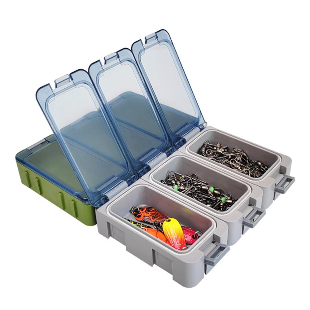 3Pcs Fishing Glow-in-the-dark Toolbox Fishing Storage Box Plastic Accessories Storage Box Hard Bait Container