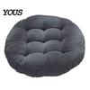 High Elasticity Chair Cushion Round Corduroy Cushion, 16.5 Inch Ultra Soft Seat Pad, Portable Support for Travel Washable Floor Reading Nook