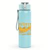 PC Multi Male Band Color Collage Print 750ml colorful plastic sports water bottle leakproof pop up lid with straw for outdoor work home use
