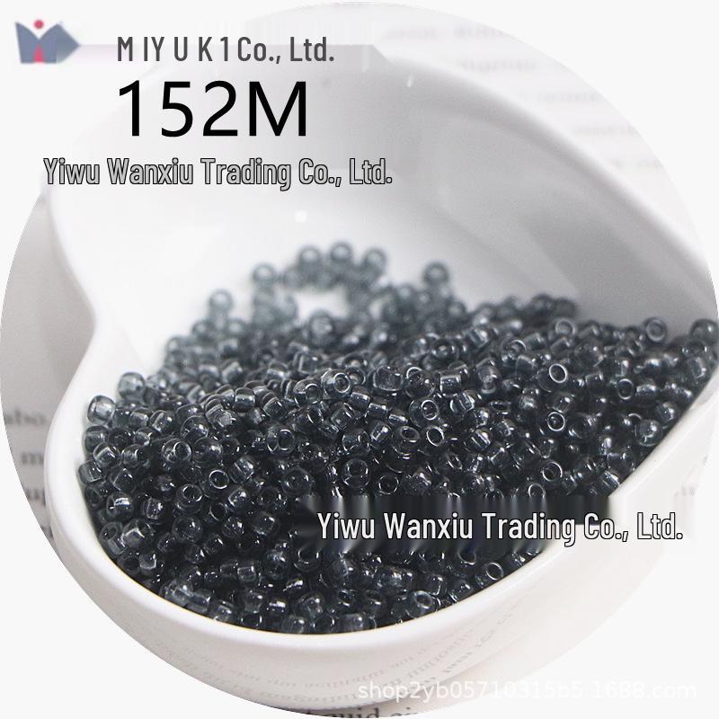 MIYUKI 3mm Transparent Glass Seed Beads for DIY Jewelry Making