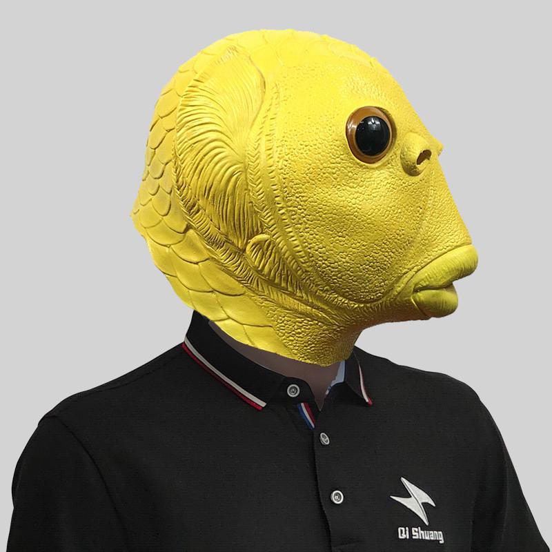 Amusing Colorful And Fish Head Mask For Kids Birthdays And Holiday Parties