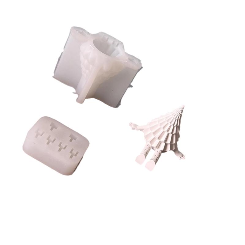 Christmas Tree Baby Candle Molds Casting Molds Silicone Mould Ornament Molds Epoxy Resin Molds Candle Making Molds