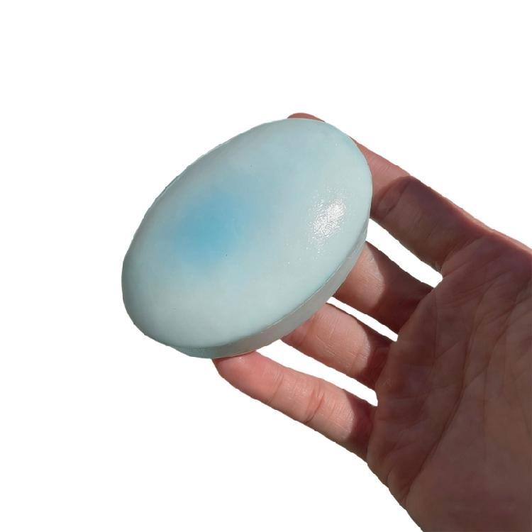 

Fun And Safe Cheesecake Toy In Multiple Color For Sequeeze Playing And Hand Exercise синій