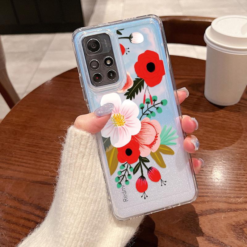 Colorful Print Case For Xiaomi 13t Pro 11t Pro Redmi Note 11 Mi Poco X5 Pro Soft Silicone Clear All Inclusive Protect Cover