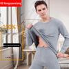 Hengyuanxiang Men's Pure Cotton Thermal Underwear Set