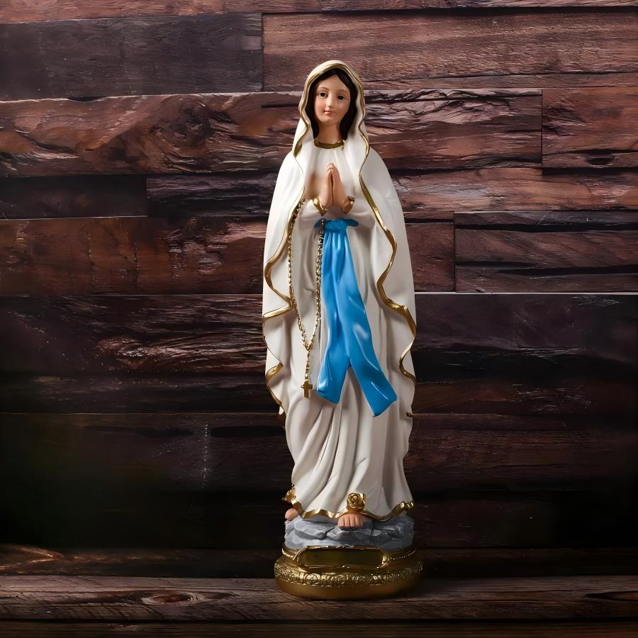Jungfrau Maria Harzstatue Religion Jesus Religiöse Statue Souvenir Innendekoration Geschenk