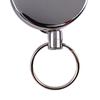 Retractable Steel Wire Keychain Return Clip Key Ring Holder Camping Travel Tool