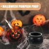 Ciieeo 12 Pcs Halloween Cauldron Kettle Plastic Mini Witch Cauldron Black Candy Holder for Halloween Decor Party Favor Decoration