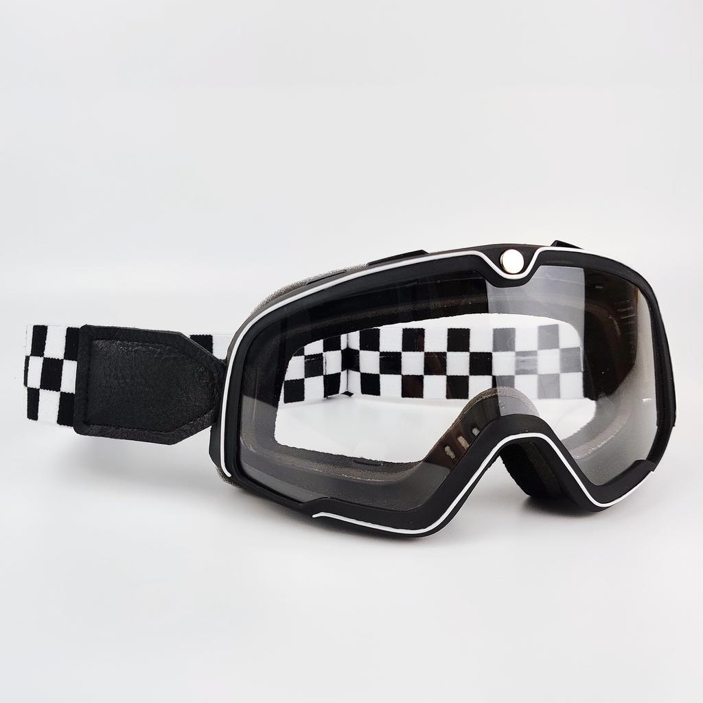 2021 Retro Motorcycle Goggles Glasses Windproof Motocross Sunglasses Vintage Helmet Glasses Cycling Racing Cafe Racer