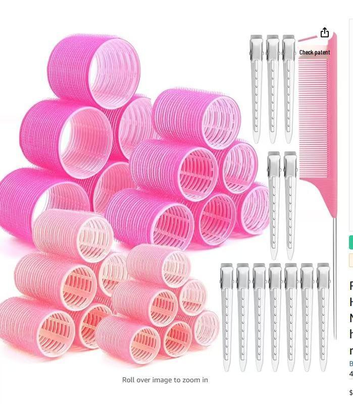 Cross-border Nylon Figure Eight Hair Curler - Curling Iron for Lazy Effortless Curls