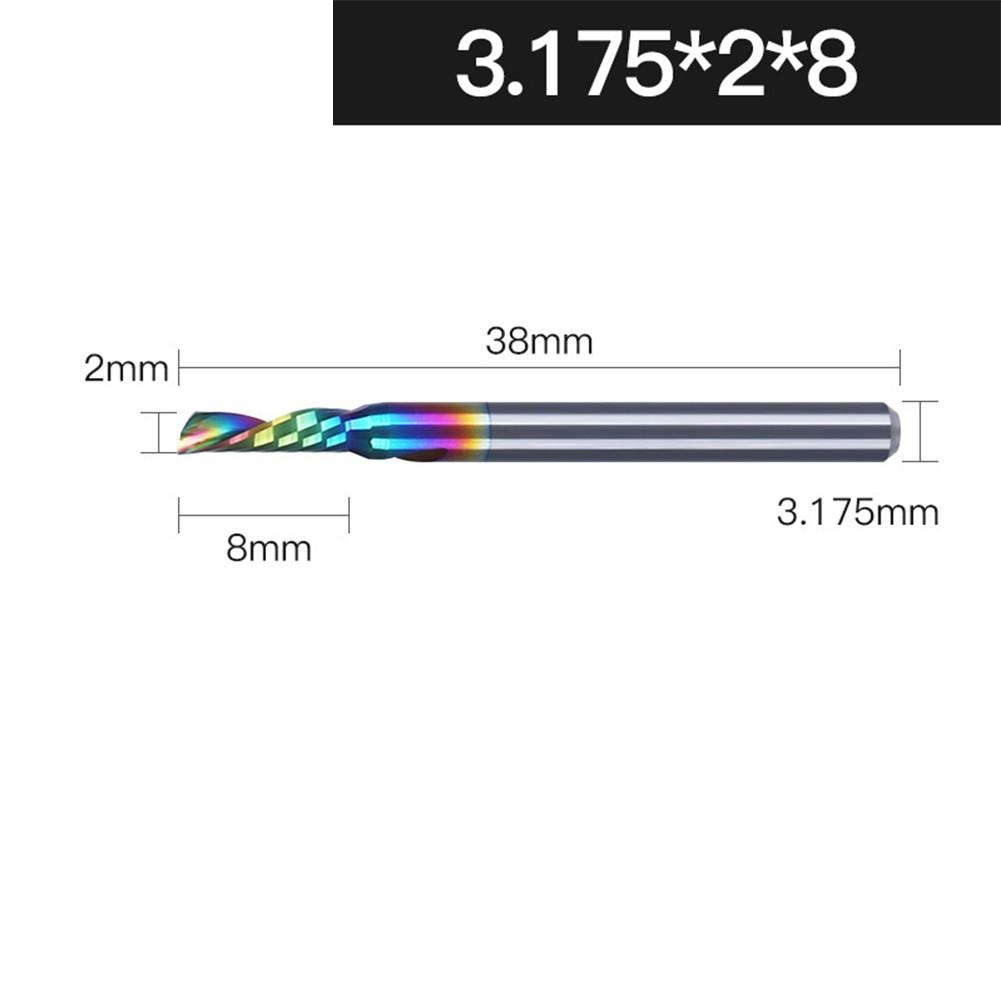 Carbide End Mill Milling Cutter Woodworking Tool Versatile Use