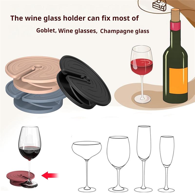 

-MEOF Outdoor Wine Cup Suction Cup Holder Marine Fishing Suction Cup Wine Cup Holder Gifts For Wine Lovers Black чёрный