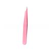Hair Removal Tweezers Stainless Steel Eyebrow Tweezers Pink Slanted Black Tip Point Face Harmless Makeup Beauty Tool Black