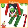 Traje de Pijama de Natal Adorável para Crianças com Design do Monstro Verde O Grinch