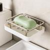 Stainless Steel Double-Layer Soap Box Rustproof Soap Storage Box Convenient Soap Drain Box  Hotel