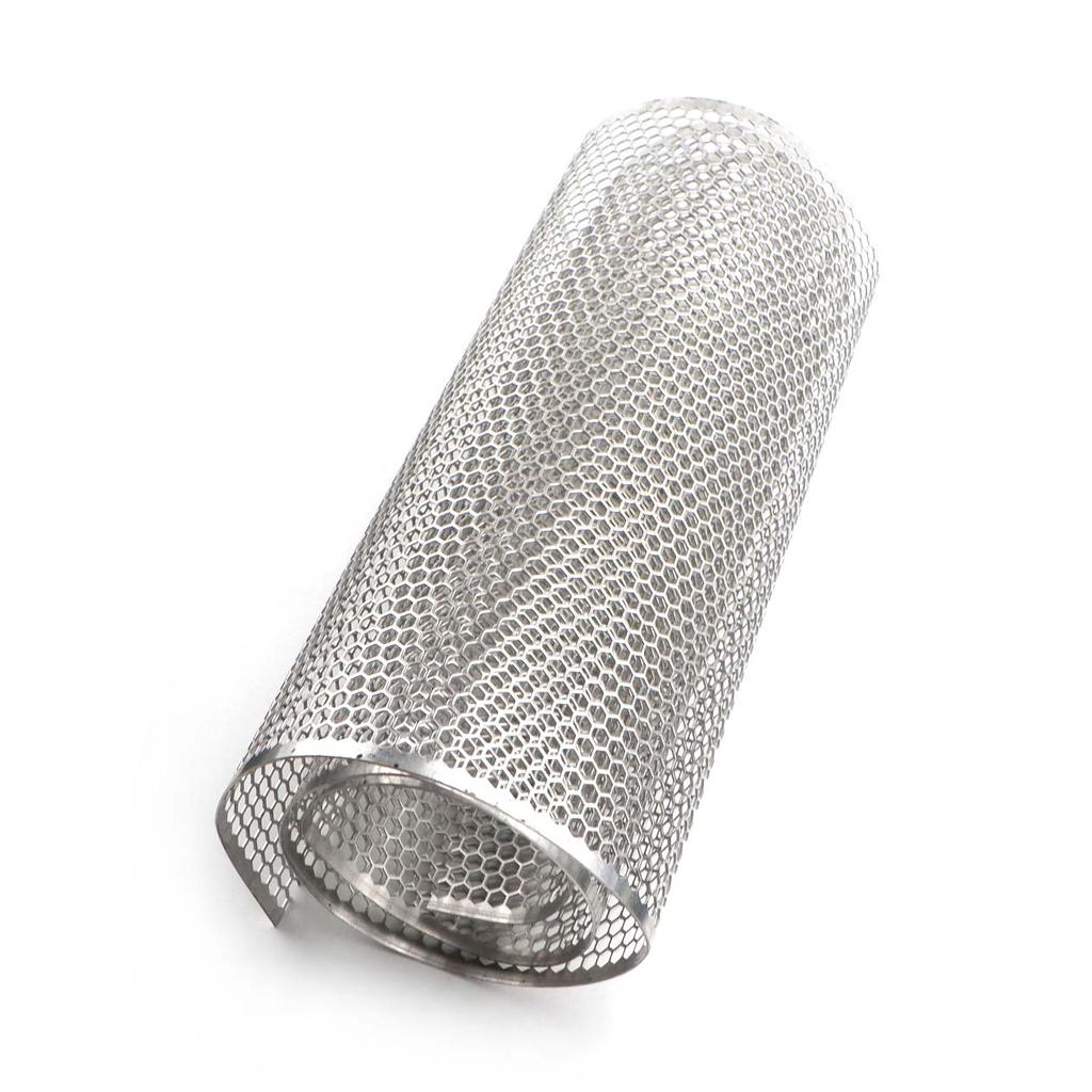 100cmx33cm Aluminum Grille Mesh Grill Cover Car Bumper Fender Hood Vent Net Grid Ventilation 6mm Hole Hexagon Silver DIY