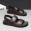 Fashion Men's Breathable Quick-Dry Beach Sandals Comfortable Outdoor Walking Shoes Lightweight Waterproof Sports Sandals Handmade Flats