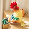 Rooster Plush Toy Soft Cotton Fully Filled Lovely Simulation Poultry Doll Plushies Companion Sofa Cushion Stuffed Animal Cartoon Chicken Doll