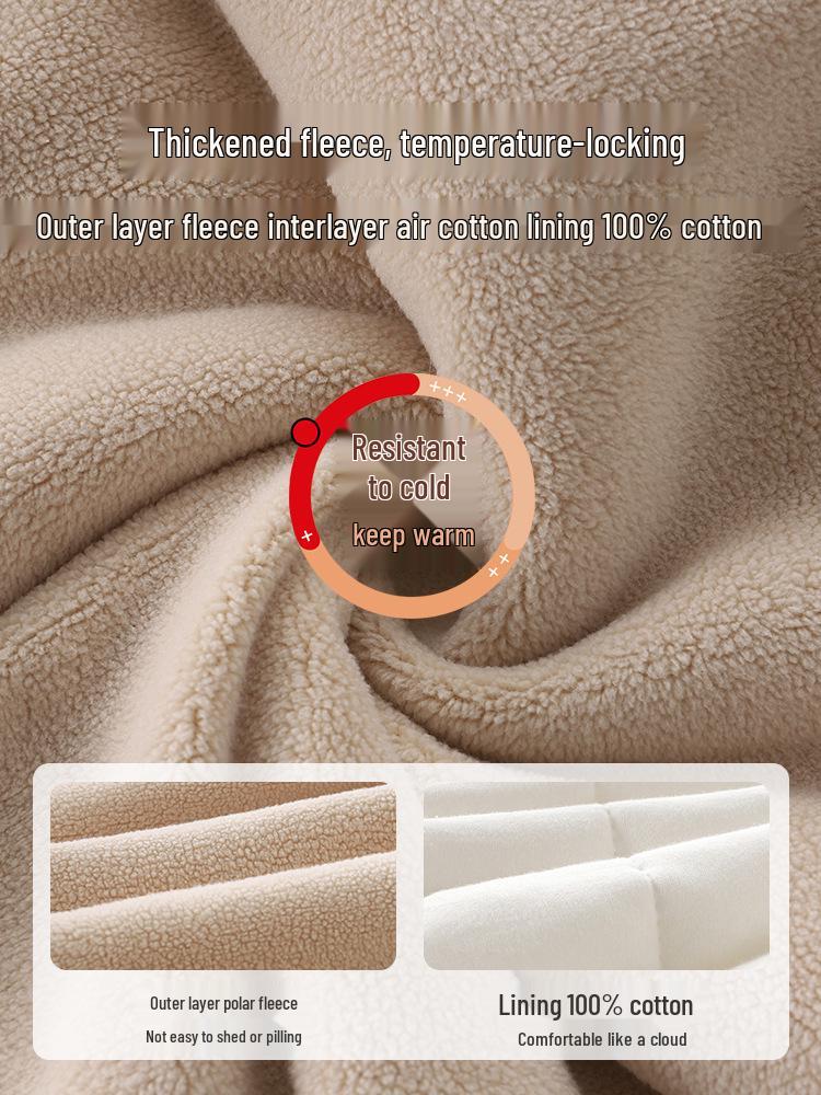 Jingqi Fleece-Lined Cotton Baby Jumpsuit for Autumn/Winter