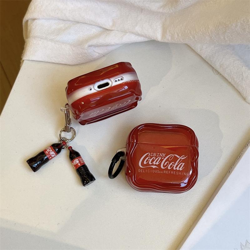 Coke pendant for AirPods4 Apple earphone case 2/3 generation AirPods pro3 protective cover cute male