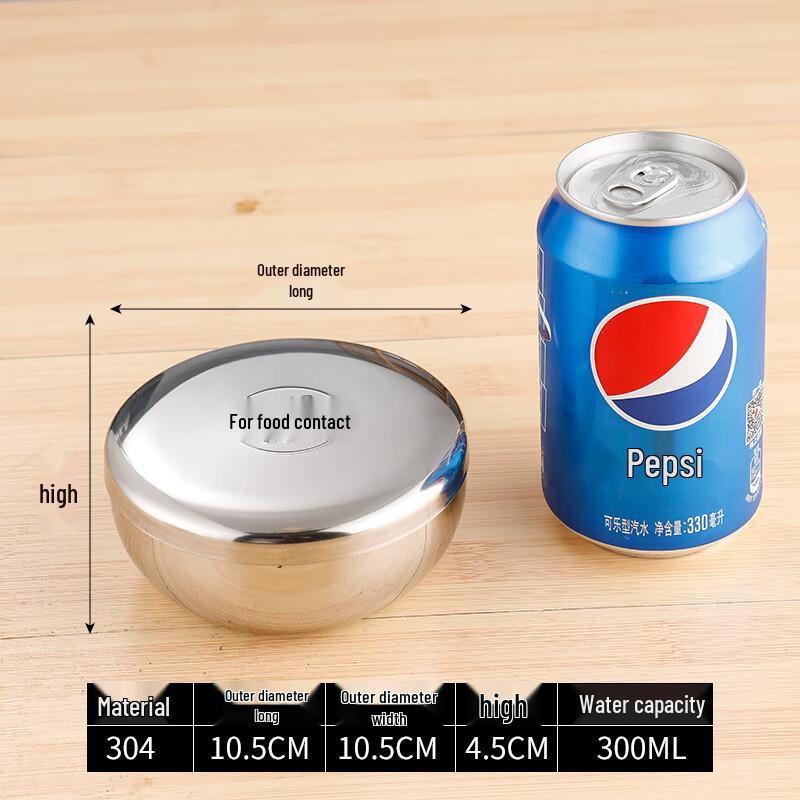 304 Stainless Steel Sample Retention Bowl