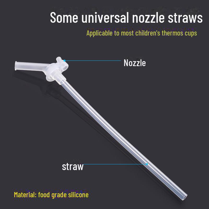 Original Bear Silicone Straw Cup Set: Includes Suction Cup, Mouthpiece, Hose, and Coaster for Kids' Learning and Drinking.