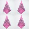 1/4/6pcs Paisley Bandana Printed Square Scarves Wristband Hair Band Neck Scarf Headwear Handkerchief Unisex Fashion Head Square