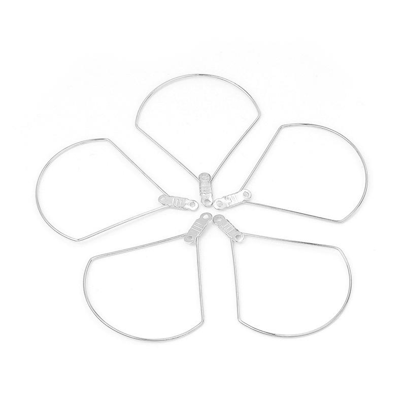10pcs/lot Geometric Shape Earring Frame Drop Earrings Findings Irregular Ear Wire Hoop for Jewelry Making DIY Earring Findings