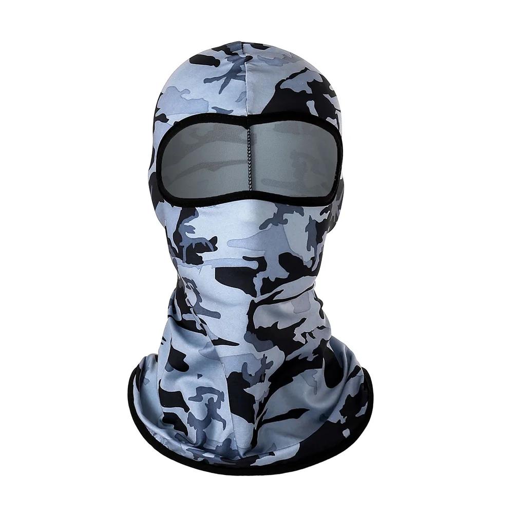 Motorcycle Balaclava Summer Ice Silk Face Mask Moto Breathable Headwear Quick Drying Face Masks Neck Lycra Fleece Skull Mask