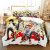 New 3D Anime HITMAN REBORN Bedding Set Printed Bed Set With Pillowcase Bed Duvet Cover Soft Single Double Queen Super King Size