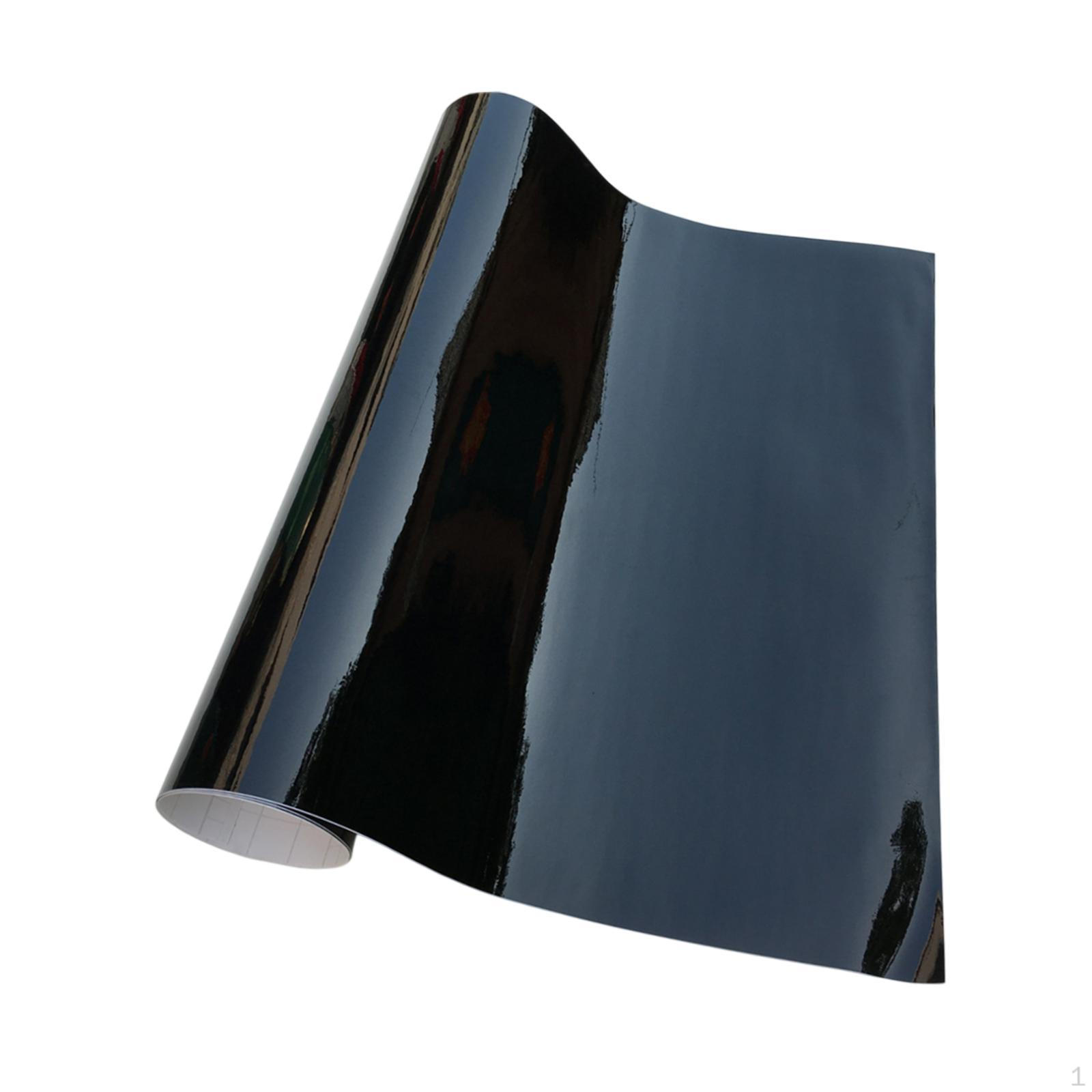 

Автомобильная пленка для обертывания, наружное украшение автомобиля для самостоятельного использования, наклейки, прочная наклейка на автомобиль Glossy Black 7cmx5m