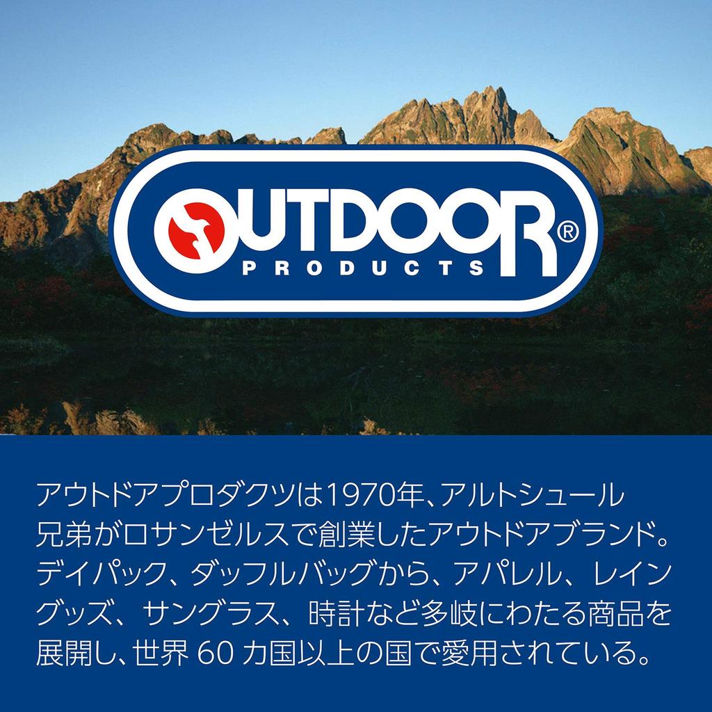 OUTDOOR PRODUCTS Camera Case Camera Pouch 04 Black Compact Camera and Smartphone Stored At the Same Time Double Zipper with Carabiner ODCP04BK