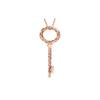 Collier en argent 925 design logo de marque modèle femme 387676