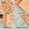 10-60PCS Cartoon Capibala Gift Bag Creative Dolphin Packaging Cute Paper Bags Birthday Shopping Handheld Gift Bag