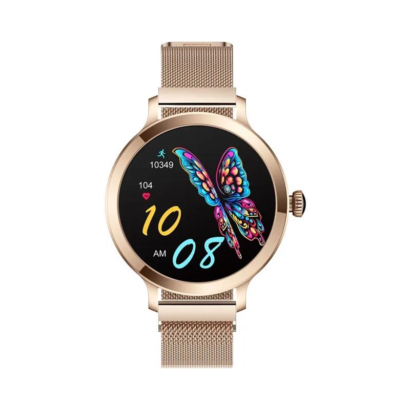 Fashion Women Smart Watch NX7 Ultra Clear AMOLED Screen Heart Rate Health Monitoring Bluetooth Call Lady Female Smartwatch