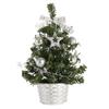 PVC Mini Artificial Christmas Tree Red Artificial Pine Tree  Hotel Cafe Table