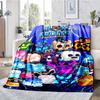 Blox Fruits Theme Printed Blanket - Perfect for Couch, Bed, Travel & Outdoor Use | Machine Washable, Cozy & Durable.