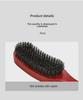 Beech Wood Men's Curly Wave Shampoo Brush and Large Curved Beard Comb