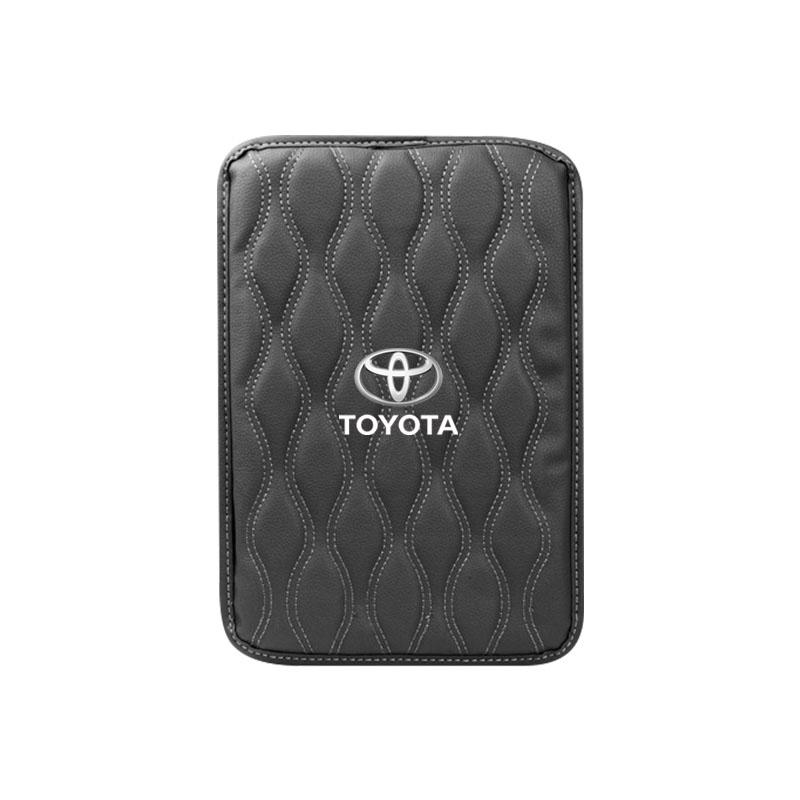 Leather Auto Armrest Pads Protective Waterproof Hand Cushion Styling for Toyota Trd Camry Prius Prado Corolla Prius Yaris Hilux CHR Camry Auris Vios