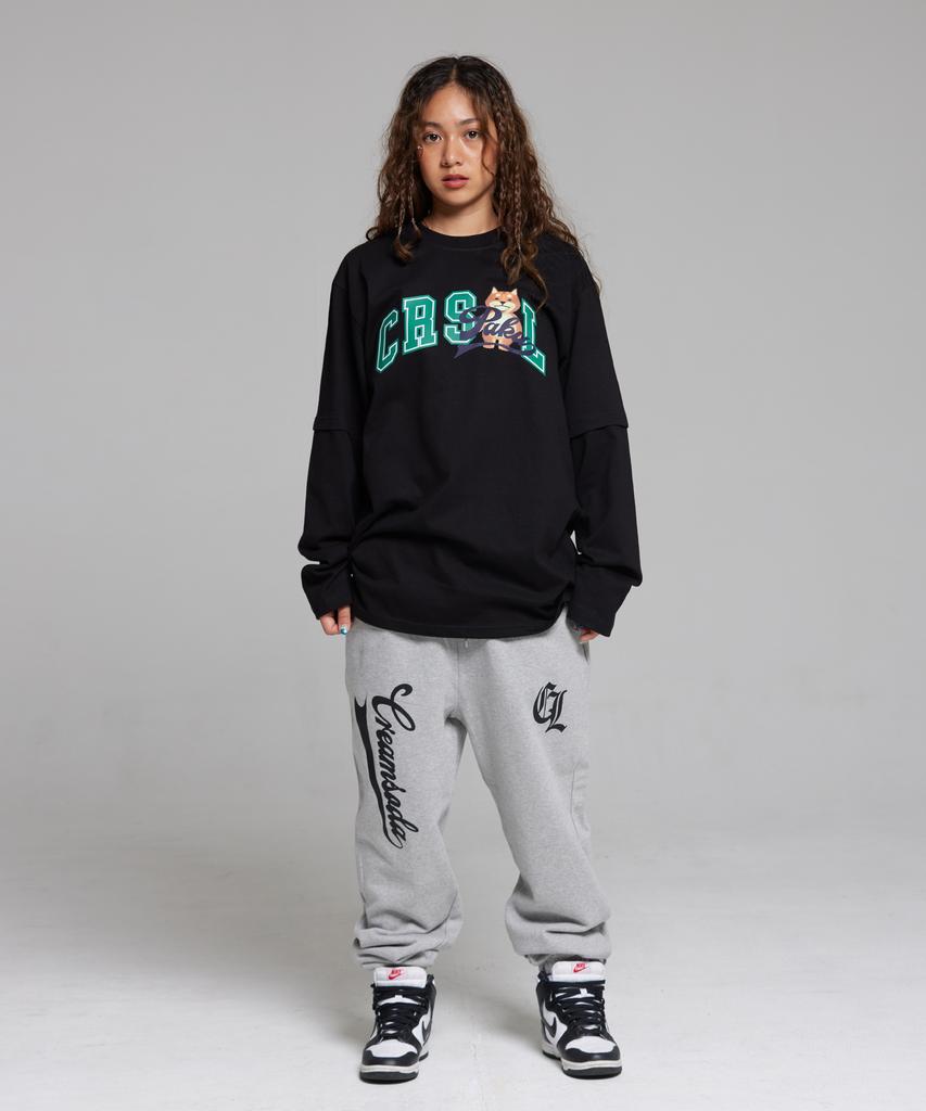 CREAM SODA LAB Old Ciel Jogger Training Pants Gray