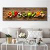 Grani di grandi dimensioni Wall Art Poster per la cucina Decorazioni per la casa Varie erbe e spezie Stampa HD Olio su tela Ristorante Pittura Cuadros