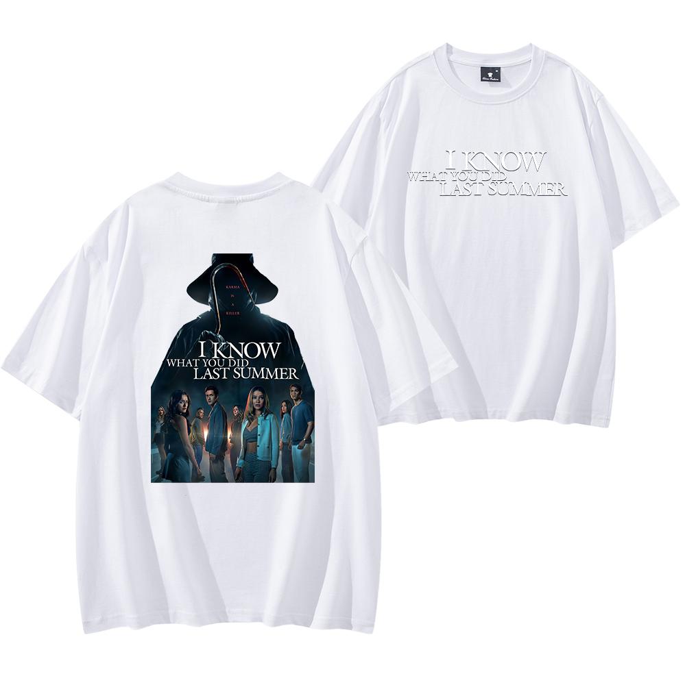 Я знаю, что ты делал прошлым летом Рыбак Фильм ужасов Унисекс футболка Стритвир Хип-хоп Топы Одежда Y2K 2025 Кинофутболки S