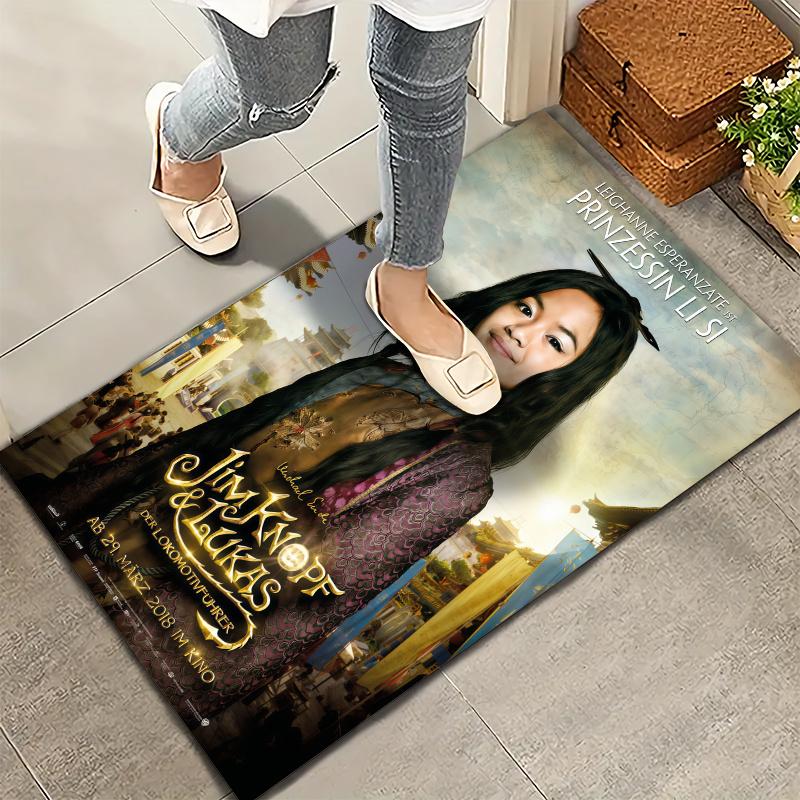Jim Knopf Carpet Rug for Living Room Bedroom Home Sofa Decoration,Kids play Nonslip Floor Mat