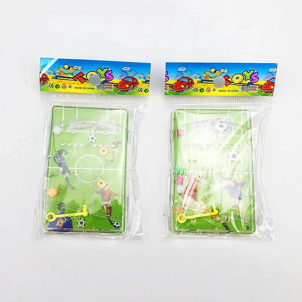 20PCS Soccer Table Football Maze Game For Kids Early Educational Toy Football Theme Birthday Party Decor Girls Boys Favors Gift