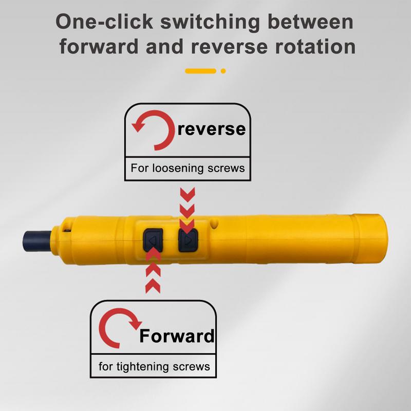 Schraubendreher-Set Kleiner Akku-Schrauber Batteriebetrieben 3,6V Schraubendreher Wiederaufladbarer Schraubendreher Kleines Heimwerker-Werkzeugset
