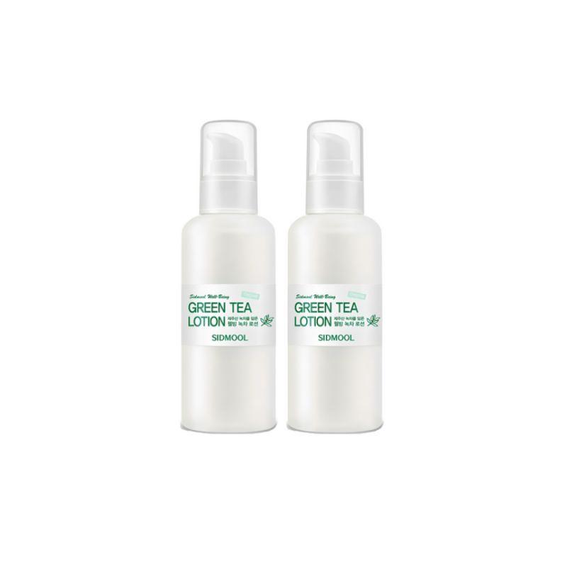 

SIDMOOL Original Wellbeing Green Tea Lotion 150ml (2-Piece Set) - Soothing & Hydrating with Jeju Green Tea