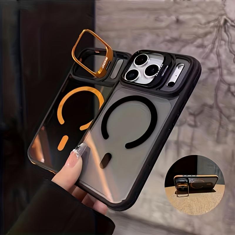 Matte for Lens Holder Stand Phone Case for For Iphone Air 17 13 12 11 Pro Max 16 15 14 Plus Bumper Shockproof Cover